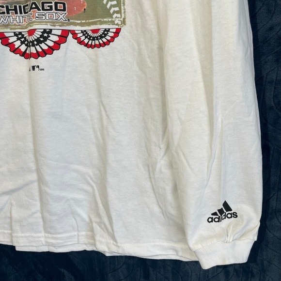 NWT Vintage Adidas 2005 Chicago White SOX World Series Champions Shirt Mens M - Picture 2 of 8